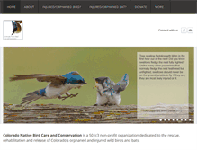 Tablet Screenshot of coloradonativebird.org